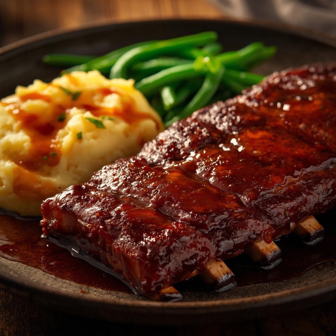 Pork Ribs in Kaymak with Baby Potatoes